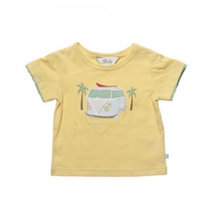 Bebe Gold Tee Shirt with Kombi design