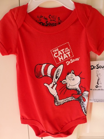 Cat In The Hat Snapsuit by Dr. Seuss