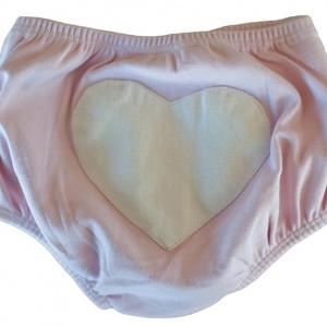 Sapling Nappy Pants with Heart in Pink