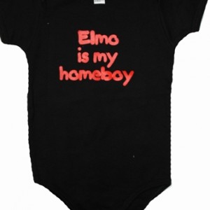 Uncommonly Cute ‘Elmo Is My Homeboy’ Snapsuit