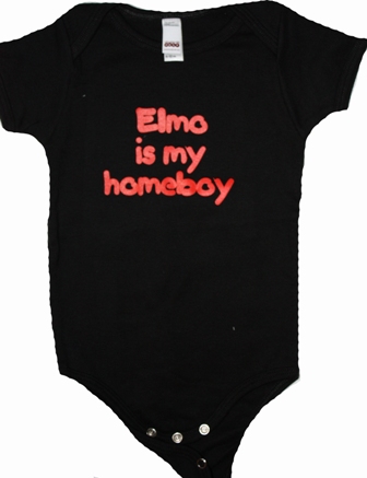 Uncommonly Cute ‘Elmo Is My Homeboy’ Snapsuit