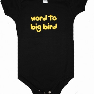Uncommonly Cute 'Word to Bigbird' snapsuit
