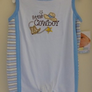 Vitamin Baby Little Cowboy Snapsuit
