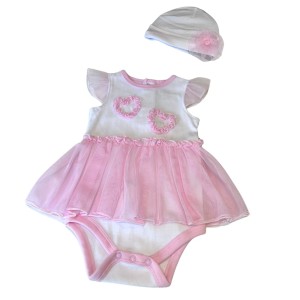baby essentials pink romper set